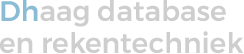 Dhaag Databasetechniek
